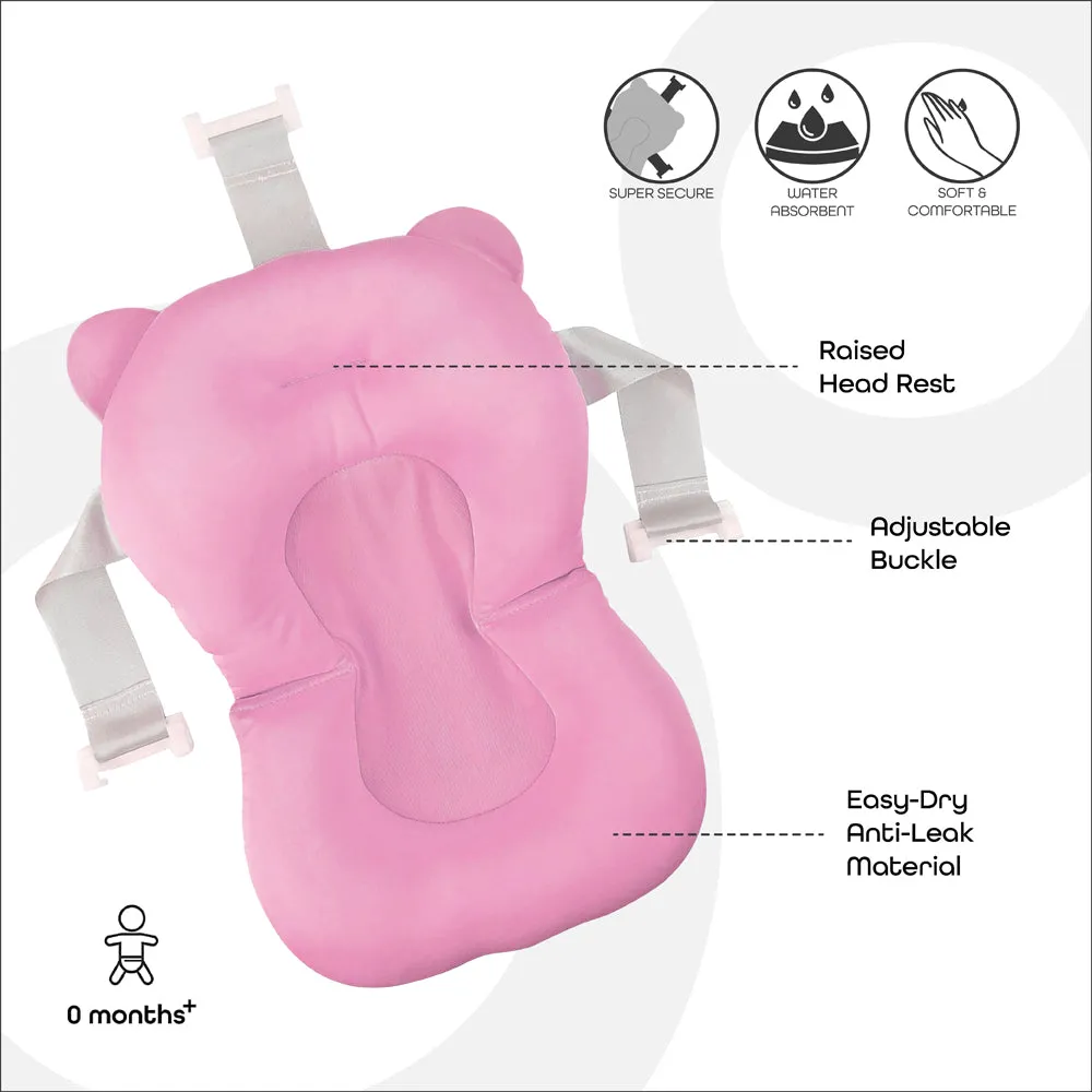 Moon -  Anti-Slip Baby Bath Pad  - Pink