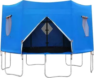 Moyu666-6FT/8FT/10FT/12FT/14FT/15FT Trampoline Tent, Trampoline Tent Cover, Waterproof Oxford Trampoline Canopy, Trampoline Sun Shade for 6 Straight Pole Round Trampoline
