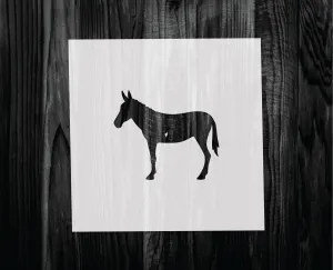 Mule Stencil, Mylar reusable stencil, Stencil, FAST SHIPPING