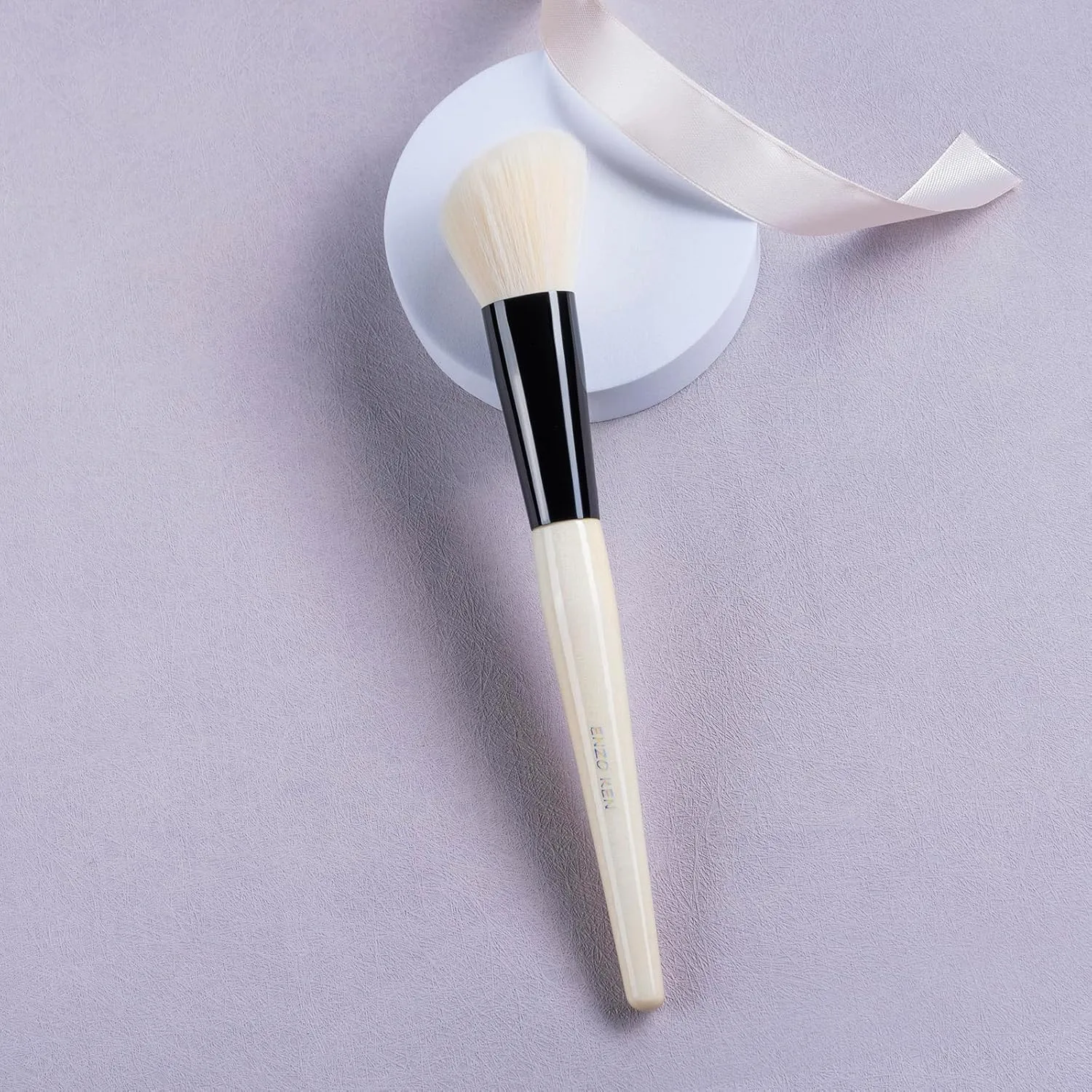 Natural Goat Hair Contour Brush, Sculpting Brush, Angled Contour Brushes, Natural Hair Blush Brush, Makeup Brushes, Detail Blush Brush, Fluffy Brushes for Cheeks.(804A)