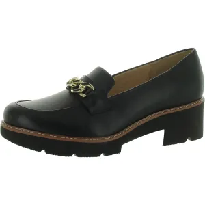 Naturalizer Womens Desi Leather Slip On Loafer Heels