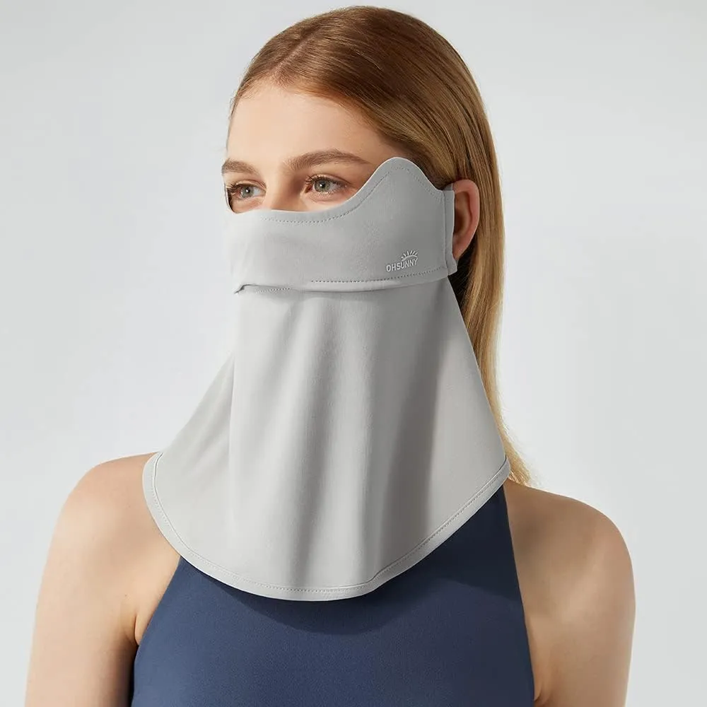Neck Gaiter Face Scarf Cover Sun Protection Balaclava Cloth Bandanas with Ear Loops 19SSF018