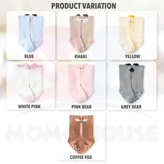 Newborn Cotton Baby Knee High Socks Kids Infant Toddler Cartoon Anti Mosquito Stockings Soft Cotton Long Tube HSOCK01