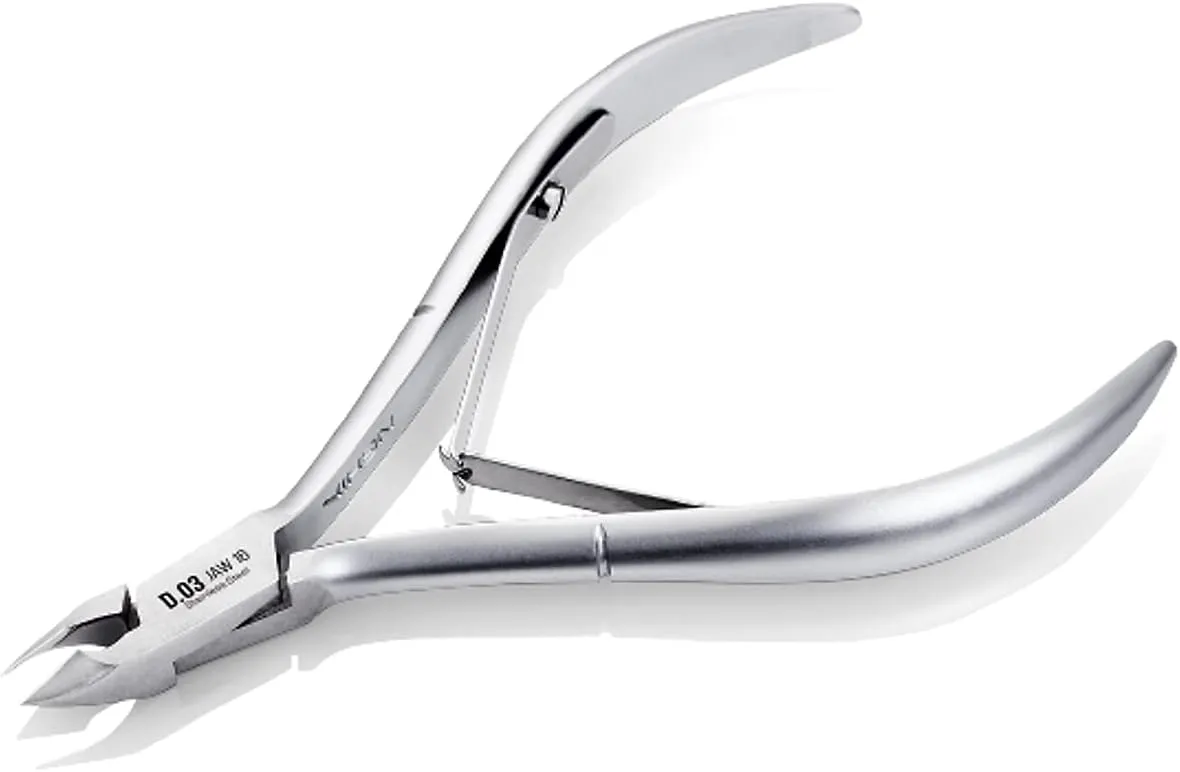 Nghia Professional Stainless Steel Cuticle Nipper C-04 (D-03) Jaw 14 Osimihome Cuticle Cutter Trimmer Manicure Tools with Double Spring– Perfect Nail Care Tool at Home/Spa/Saloon (1 PCS)
