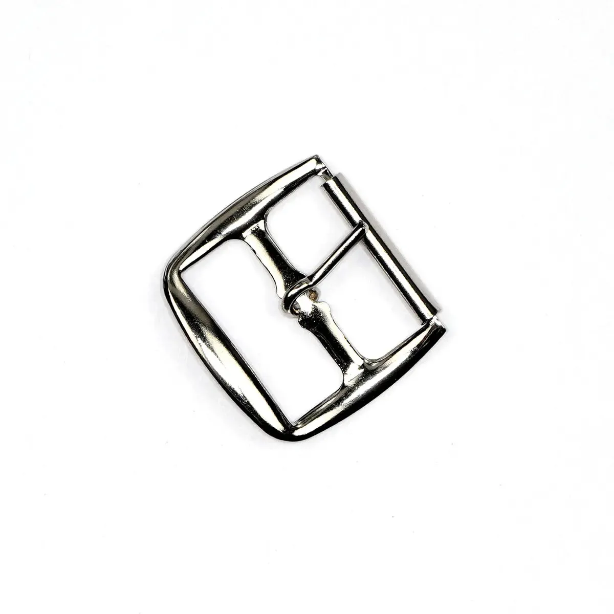 Nickel Sandal Center Bar Roller Buckle 3/4 Inch