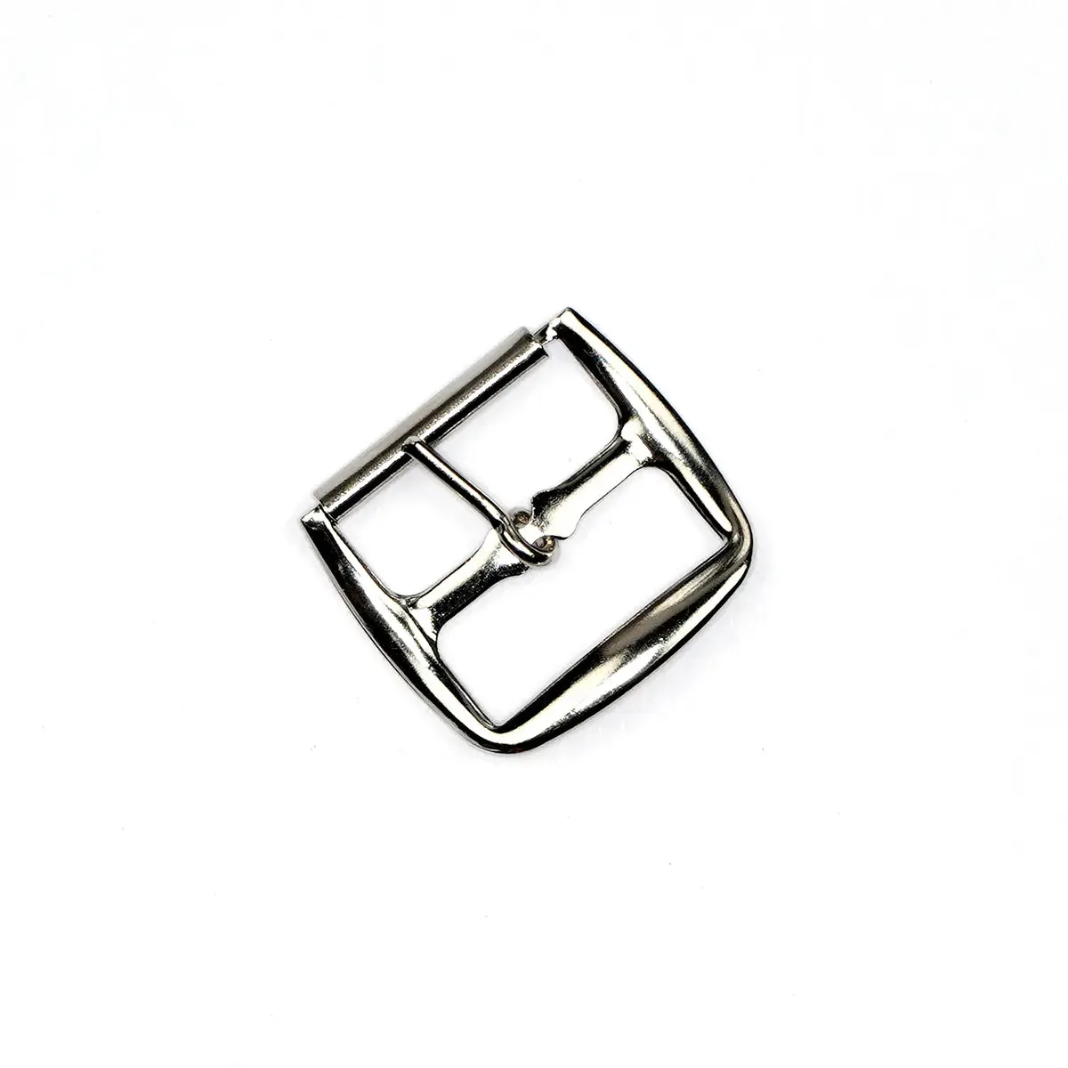 Nickel Sandal Center Bar Roller Buckle 3/4 Inch