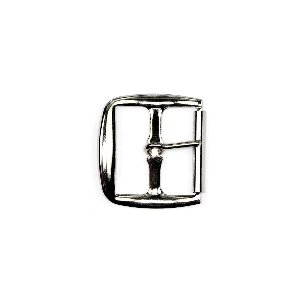 Nickel Sandal Center Bar Roller Buckle 3/4 Inch