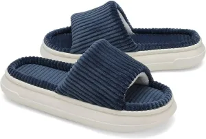NineCiFun Unisex Summer House Slippers Indoor and Outdoor Slip-On Home Bedroom Shoes for Women and Men