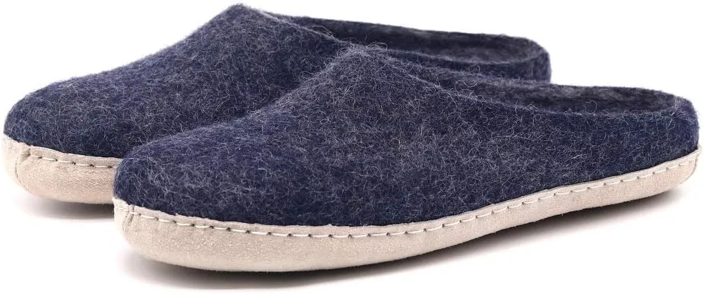 Nootkas Women's Felted Merino Wool 'Astoria' Mule House Slipper
