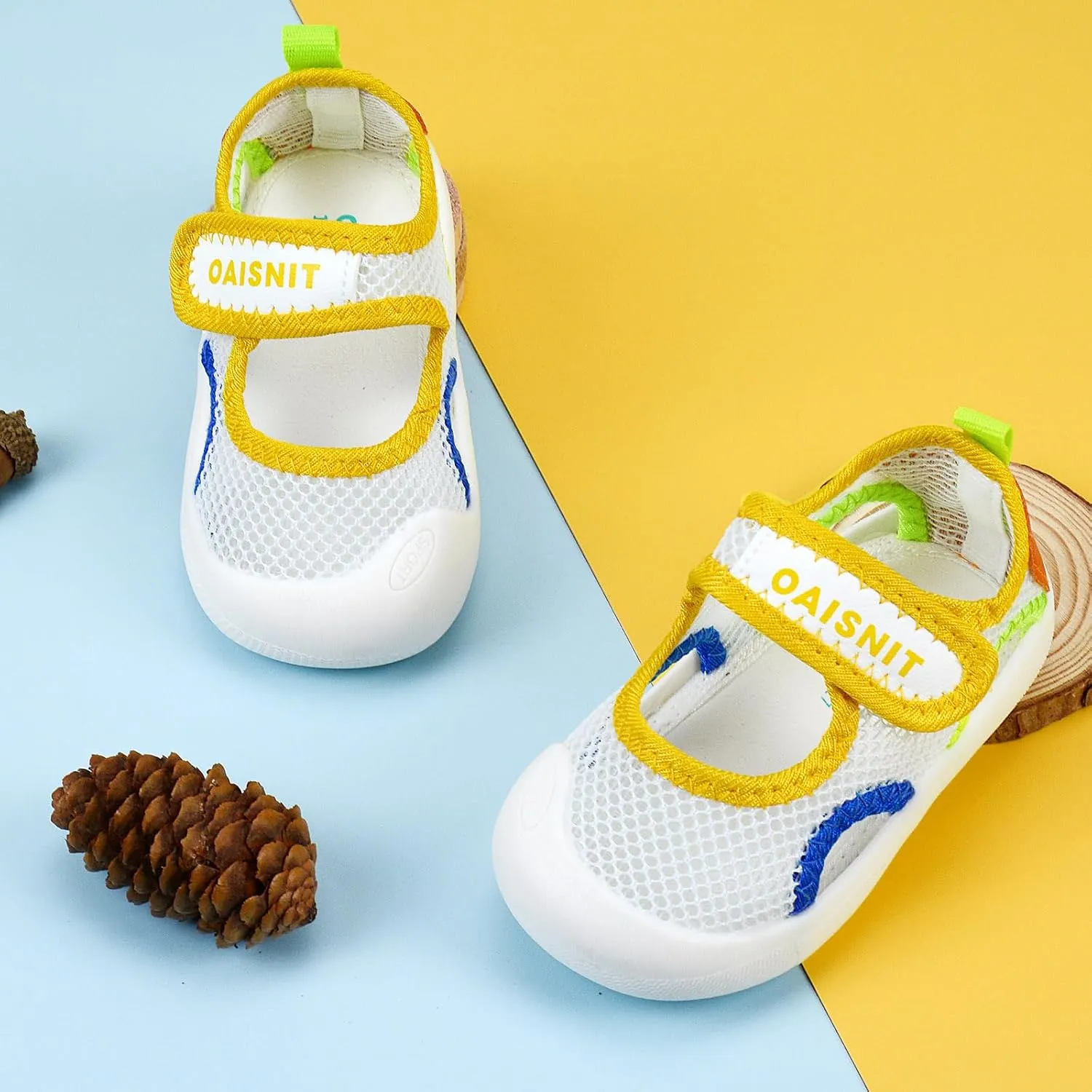 OAISNIT Baby Girls Boys Sandals Summer Sneakers Non-Slip Lightweight Beach Water Shoes Toddler First Walkers