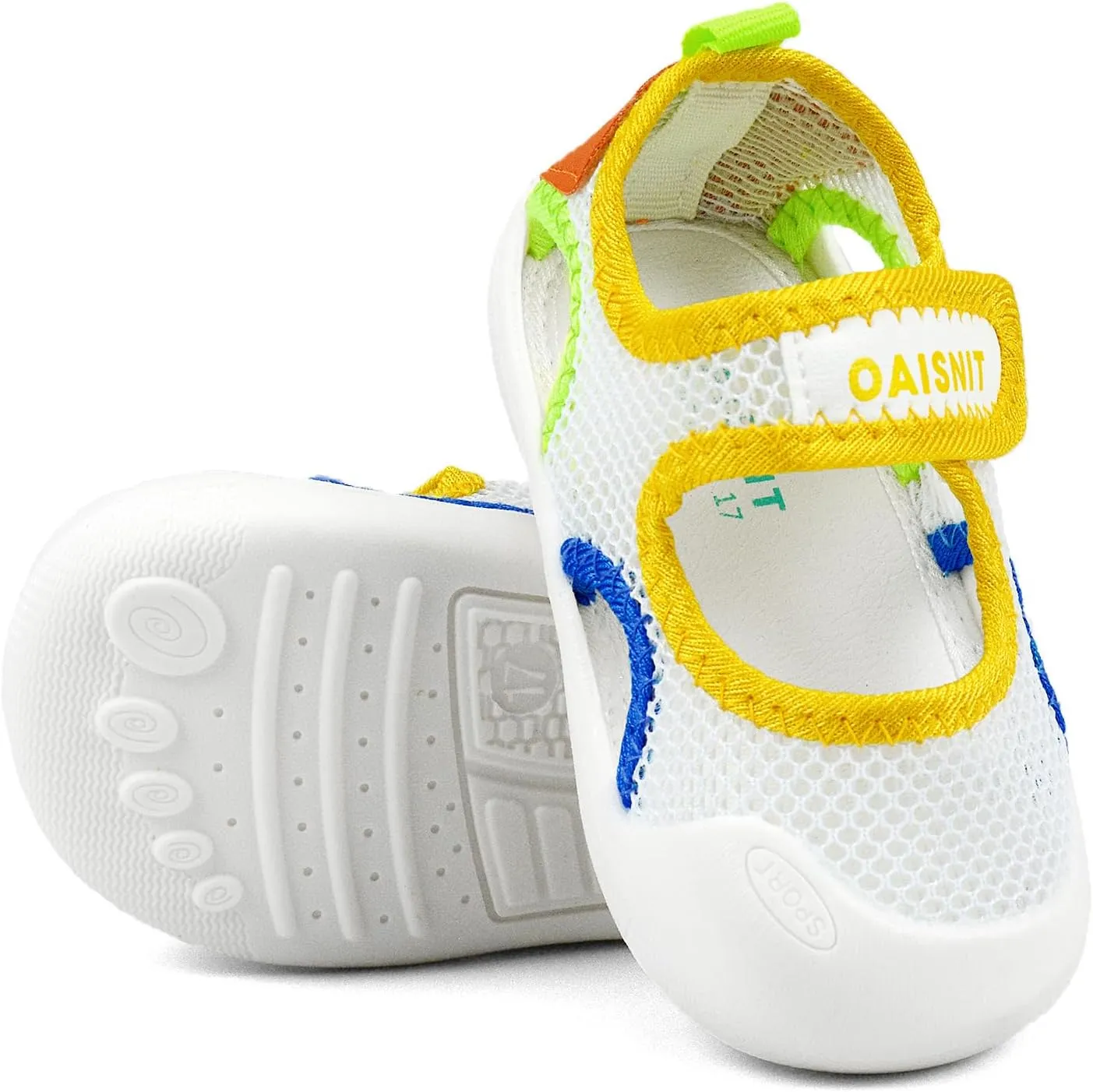 OAISNIT Baby Girls Boys Sandals Summer Sneakers Non-Slip Lightweight Beach Water Shoes Toddler First Walkers