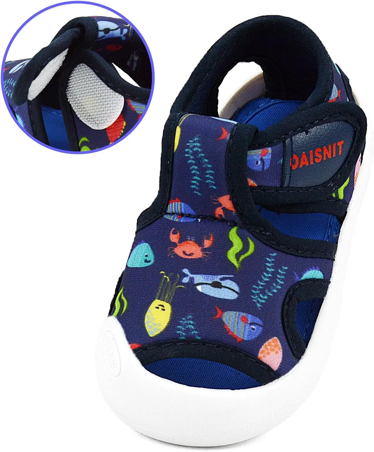 OAISNIT Baby Girls Boys Sandals Summer Sneakers Non-Slip Lightweight Beach Water Shoes Toddler First Walkers