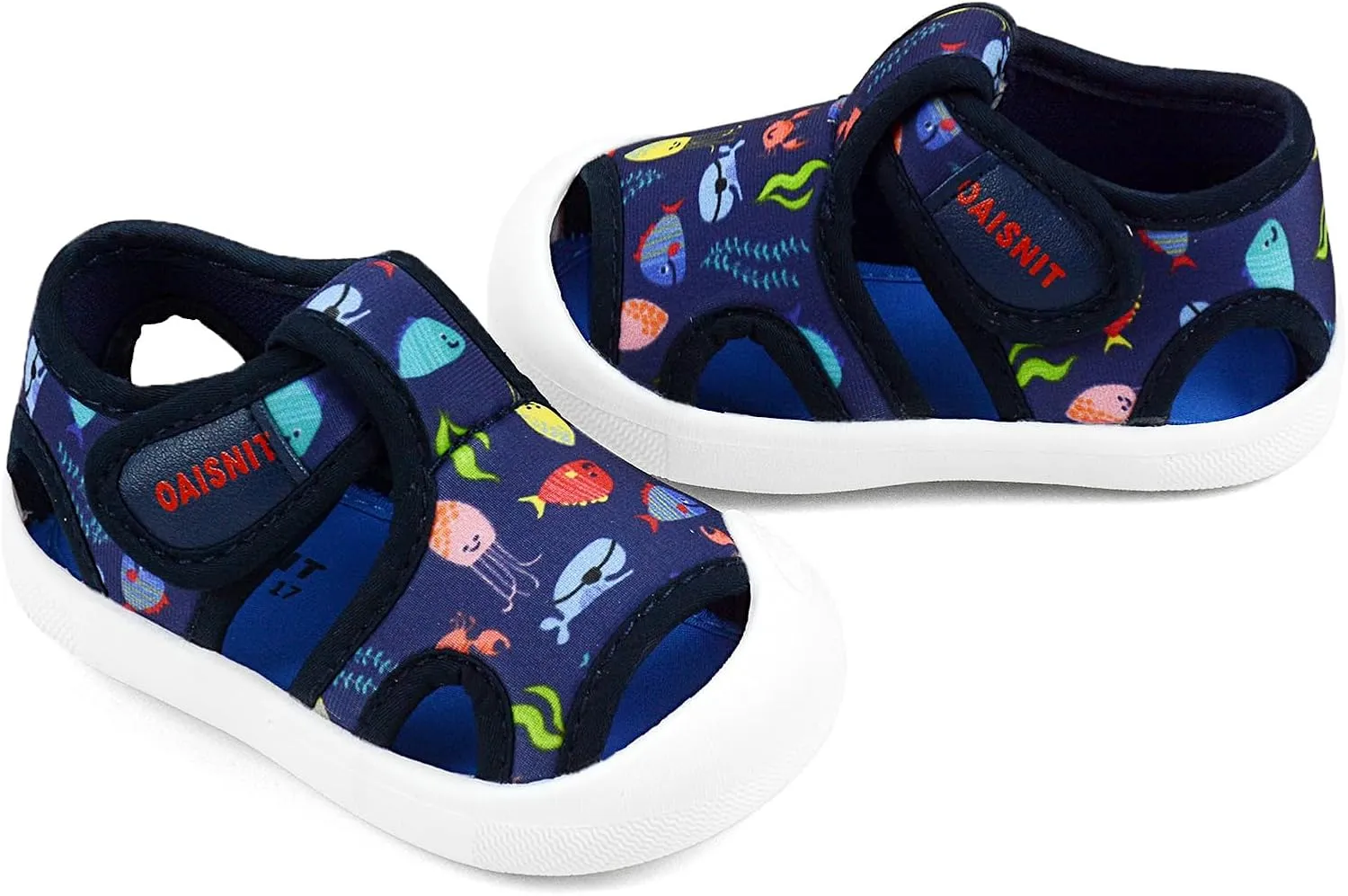 OAISNIT Baby Girls Boys Sandals Summer Sneakers Non-Slip Lightweight Beach Water Shoes Toddler First Walkers