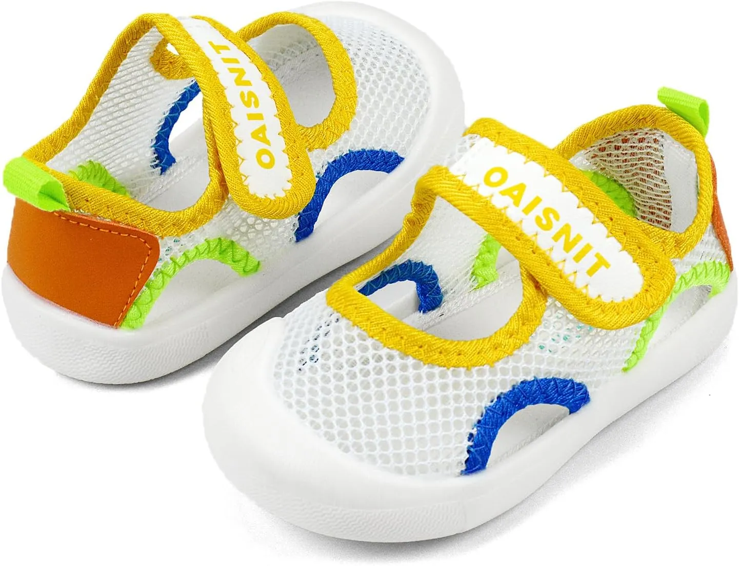 OAISNIT Baby Girls Boys Sandals Summer Sneakers Non-Slip Lightweight Beach Water Shoes Toddler First Walkers