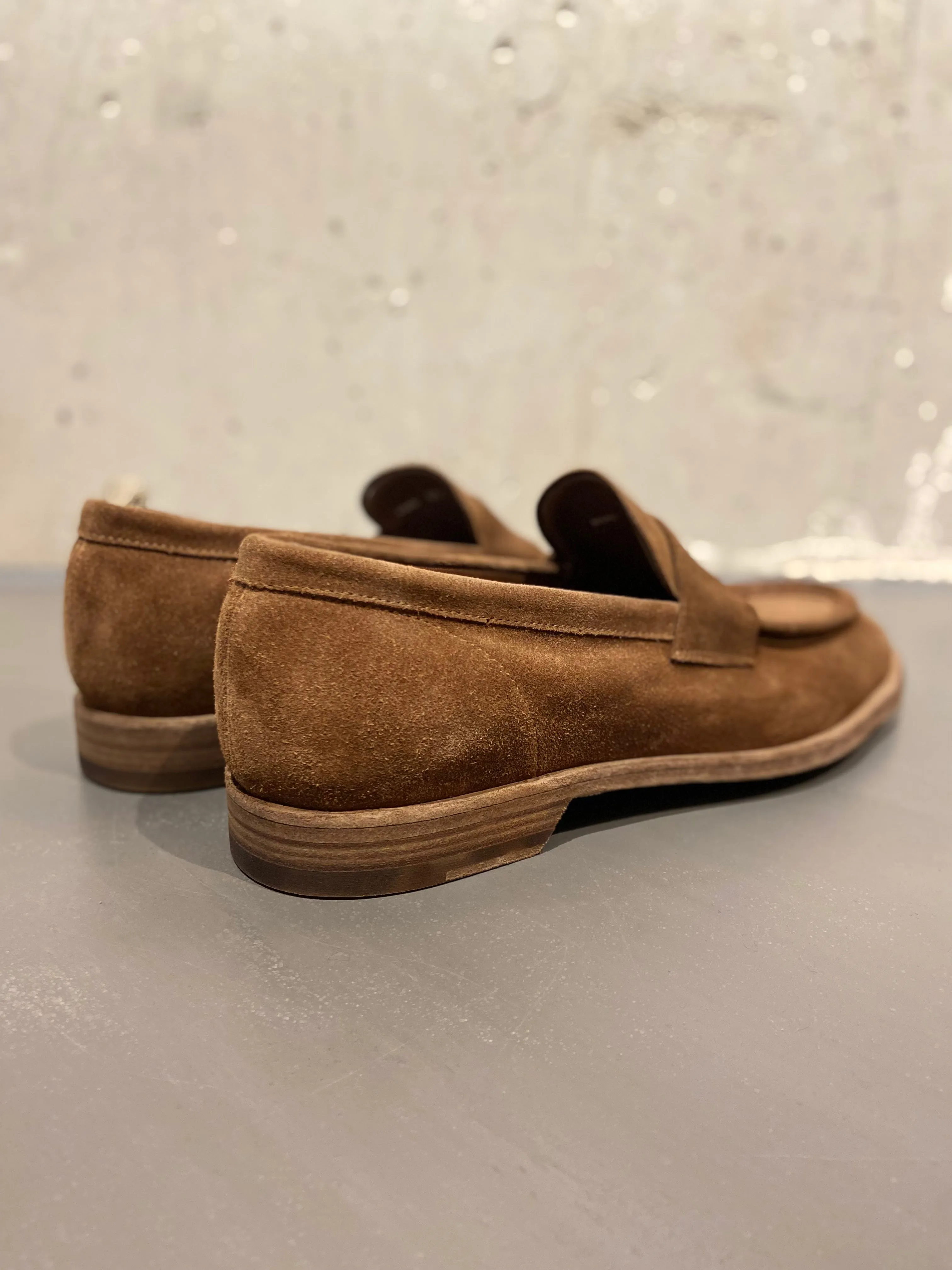 OFFICINE CREATIVE SOUND/001 LOAFER SUEDE CAMEL