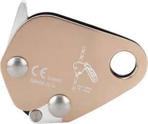 Outdoor Rock Climbing Aerial, Descender Self-Braking Stop Descender Anti Fall Self Locking Protecting Equipment Anti Drop Protection Tool for Rocking Climbing Tree