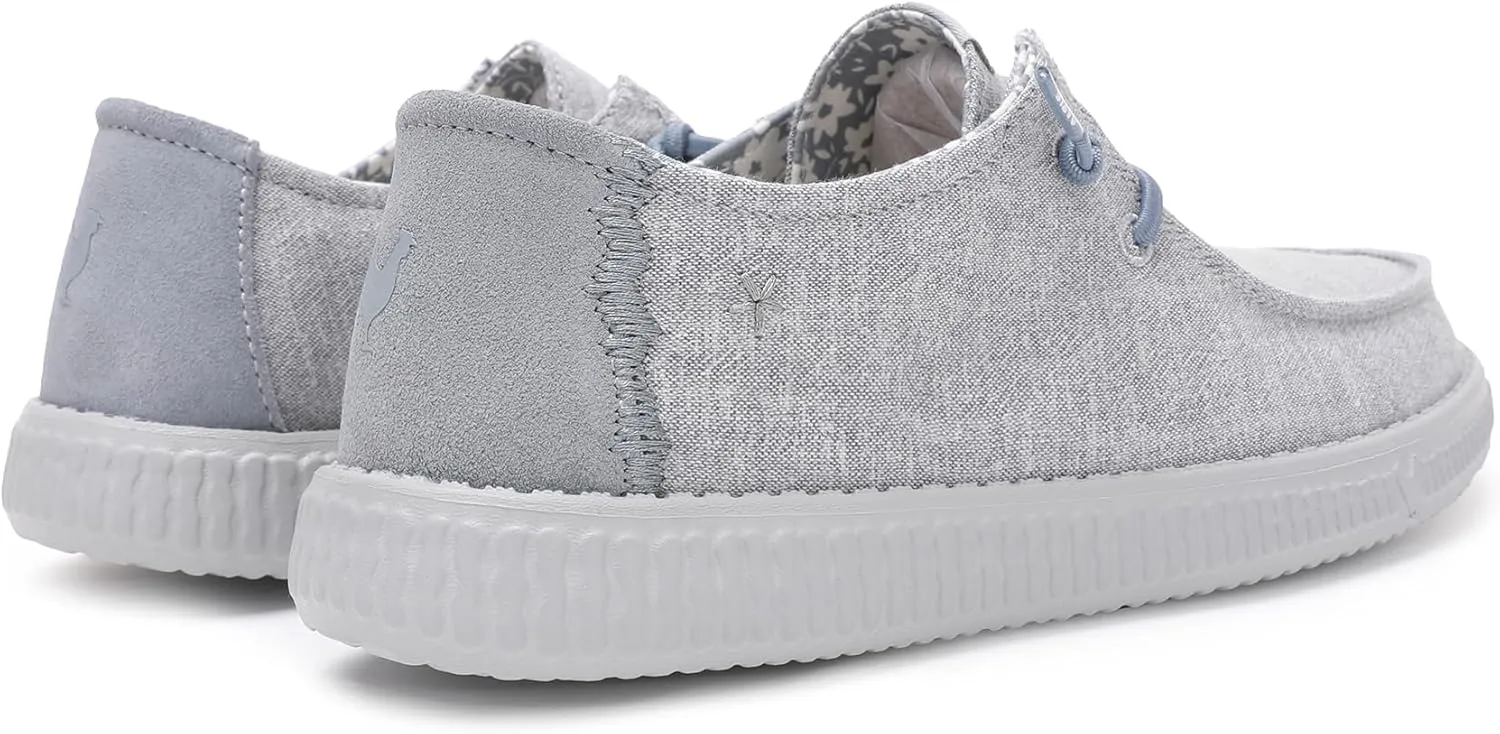 PITAS Fira Women's Slip-On Shoes | Lightweight Comfortable Casual Shoes | Stylish Daily Wear Loafers for Women | Blue