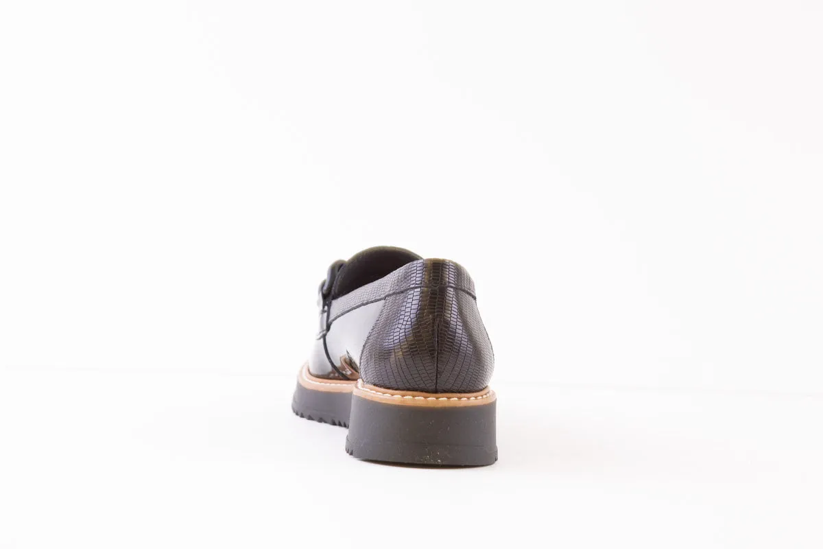 PITILLOS - 1670 CHUNKY STYLE LOAFER - BLACK