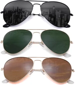 Pro Acme Classic Polarized Aviator Sunglasses for Women Men 3025