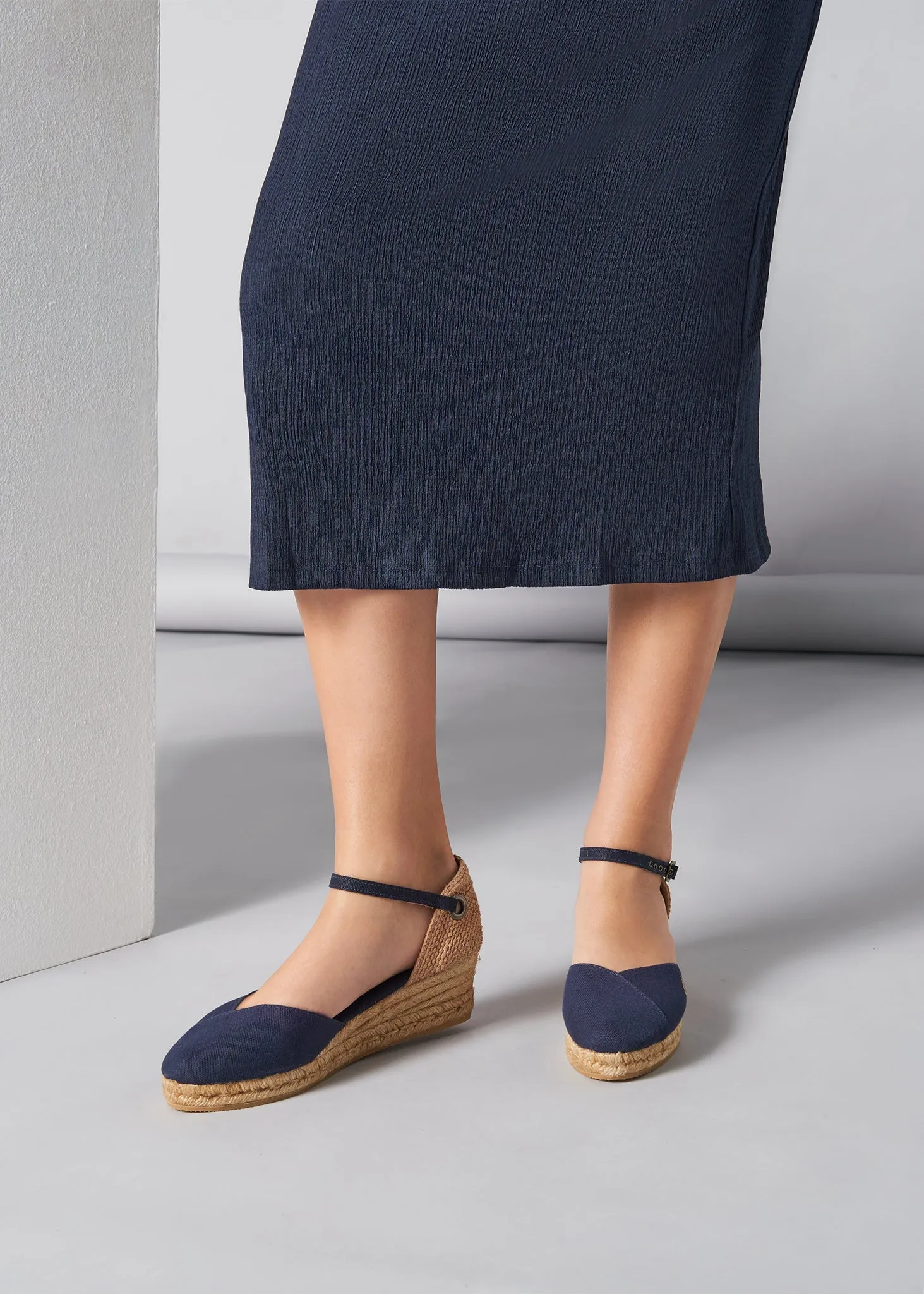Pubol Canvas Espadrille Wedges by Viscata