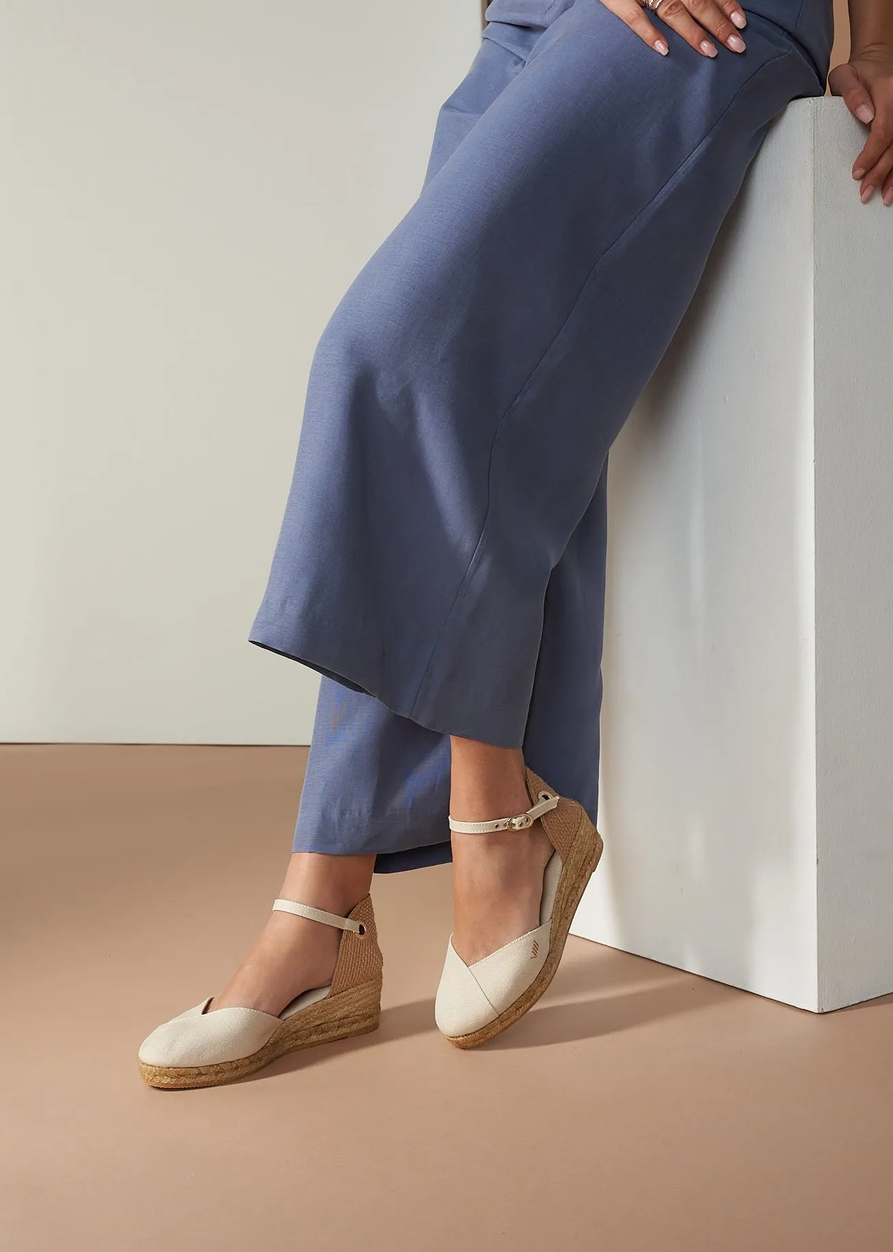 Pubol Canvas Espadrille Wedges by Viscata
