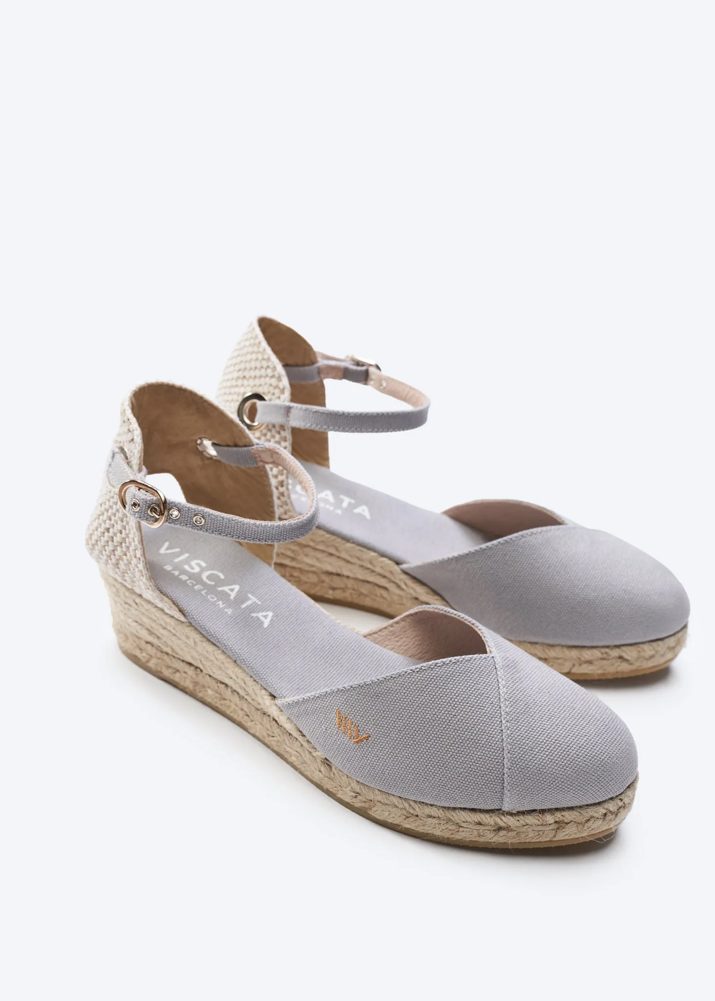 Pubol Canvas Espadrille Wedges by Viscata