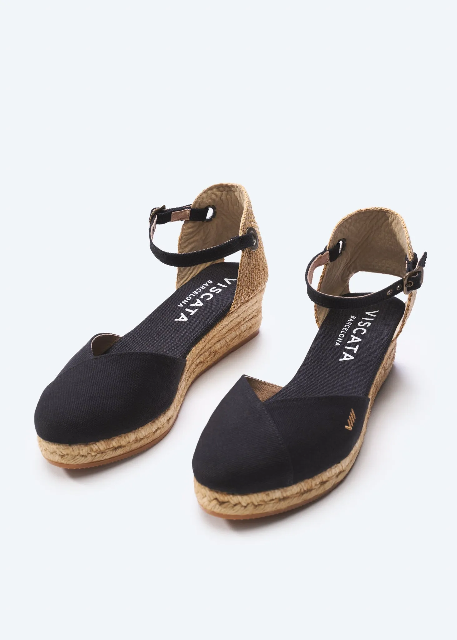 Pubol Canvas Espadrille Wedges by Viscata