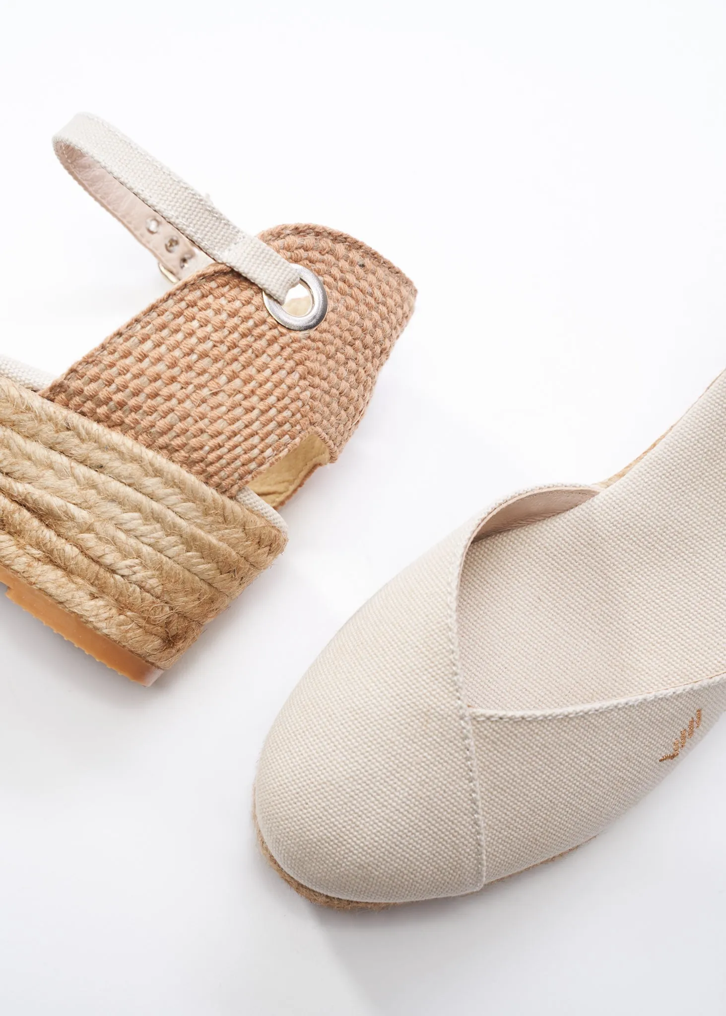 Pubol Canvas Espadrille Wedges by Viscata