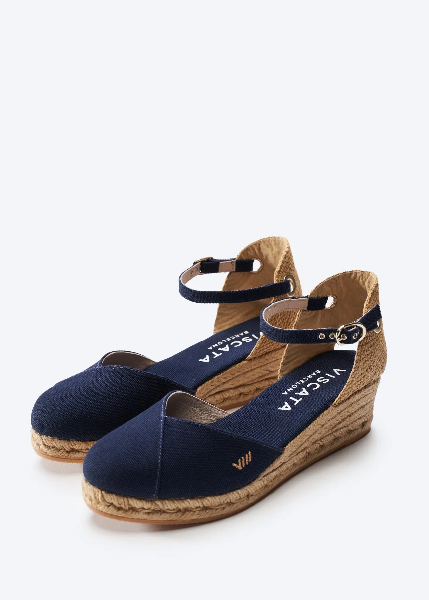 Pubol Canvas Espadrille Wedges by Viscata