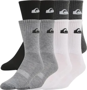 Quiksilver Mens Socks 8 Pairs Crew Socks for Men Premium Athletic Shoe Size 8-12