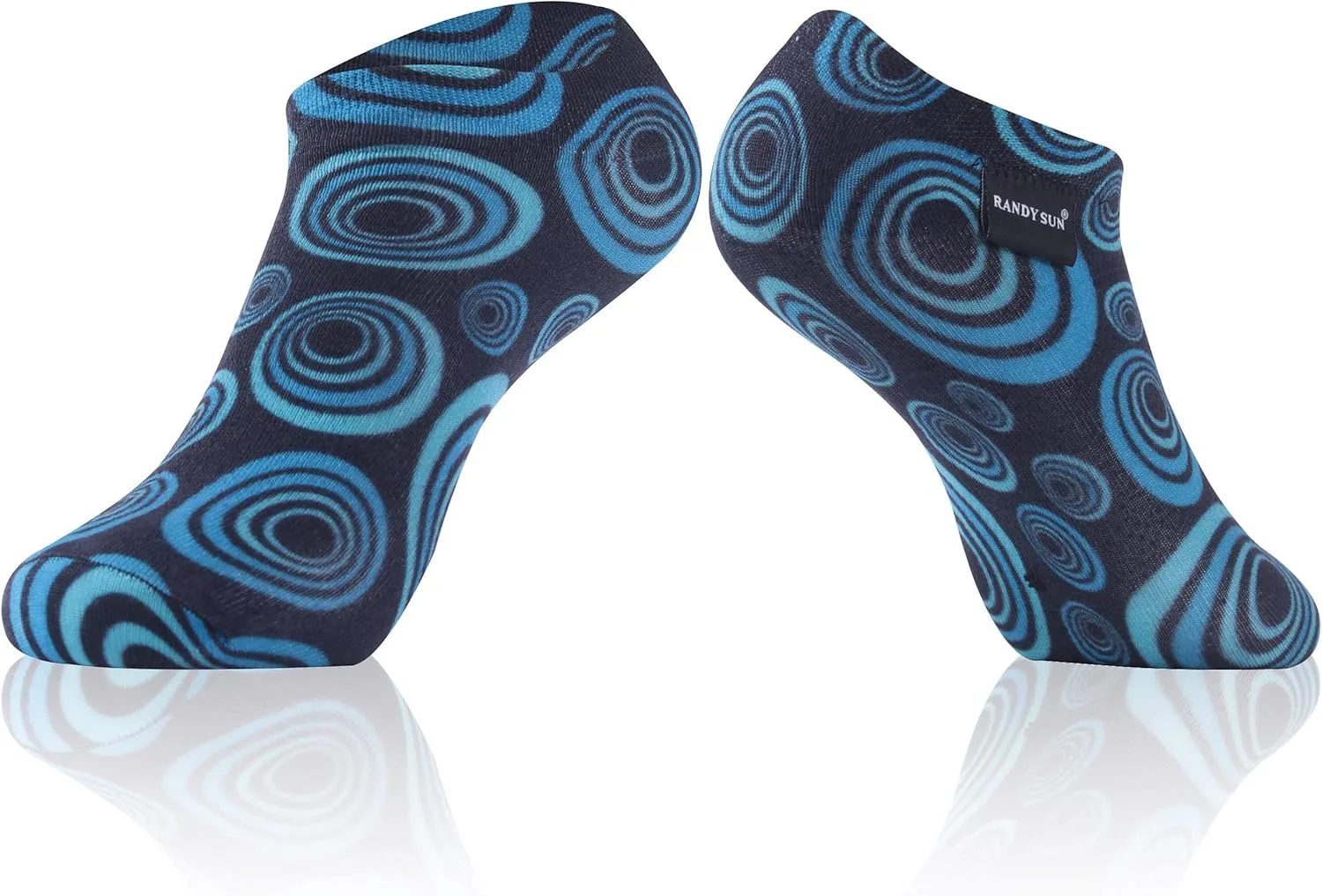 RANDY SUN Waterproof Socks, Unisex Cycling/Hunting/Fishing/Running Ankle Socks 1&2 Pair
