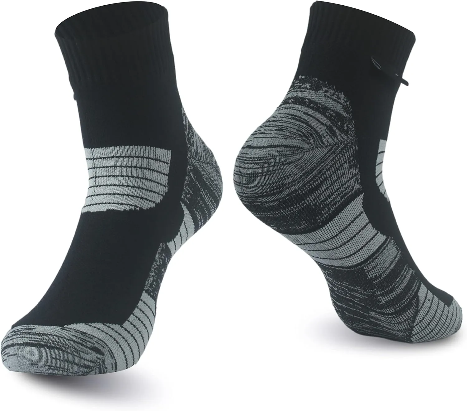 RANDY SUN Waterproof Socks, Unisex Cycling/Hunting/Fishing/Running Ankle Socks 1&2 Pair