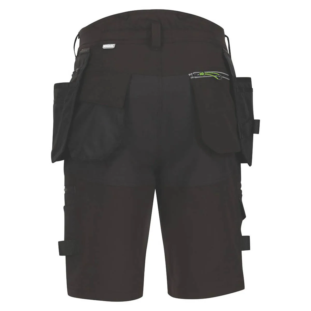 Regatta Work Shorts Mens Black Breathable Stretch Multi Pockets Cargo 32"W