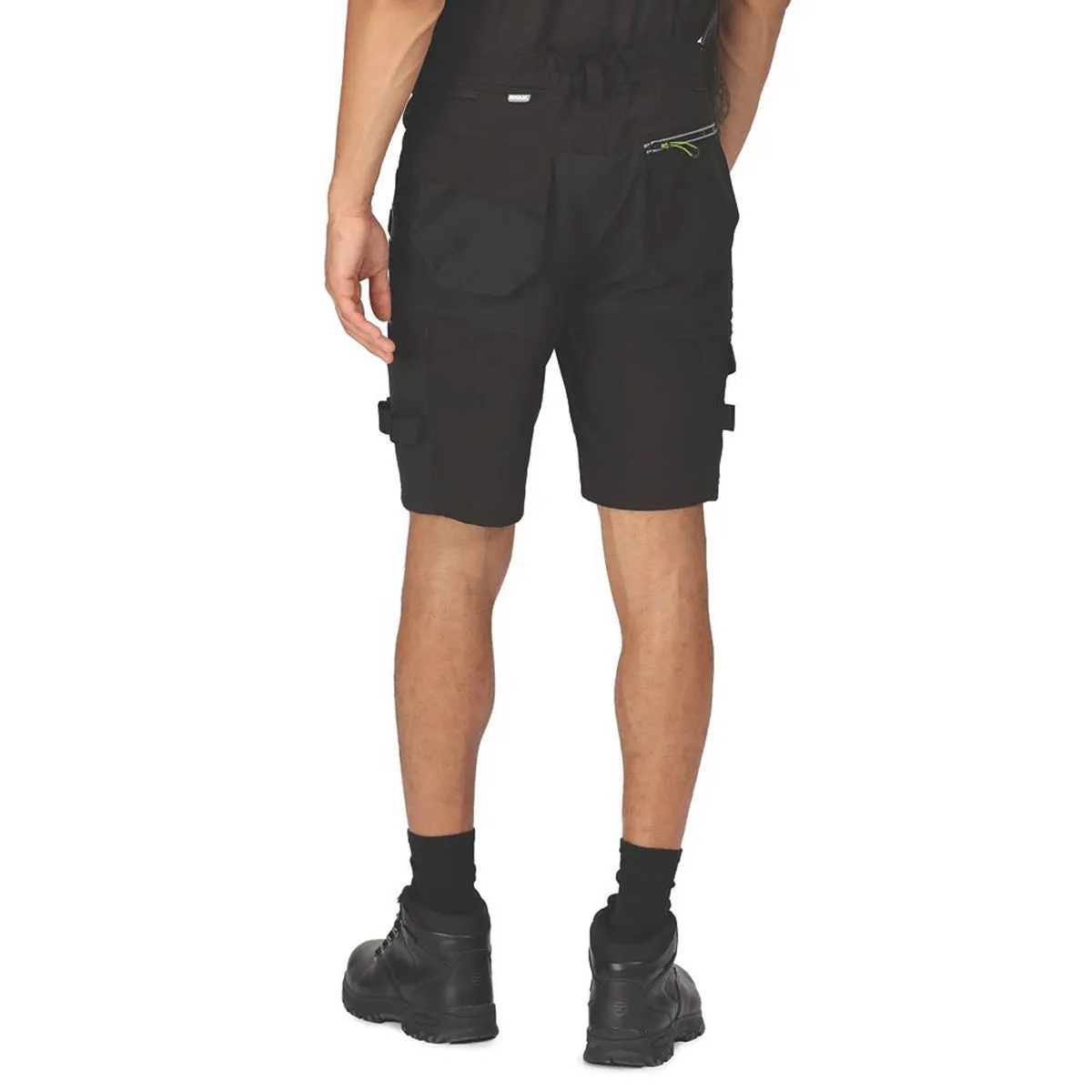 Regatta Work Shorts Mens Black Breathable Stretch Multi Pockets Cargo 32"W