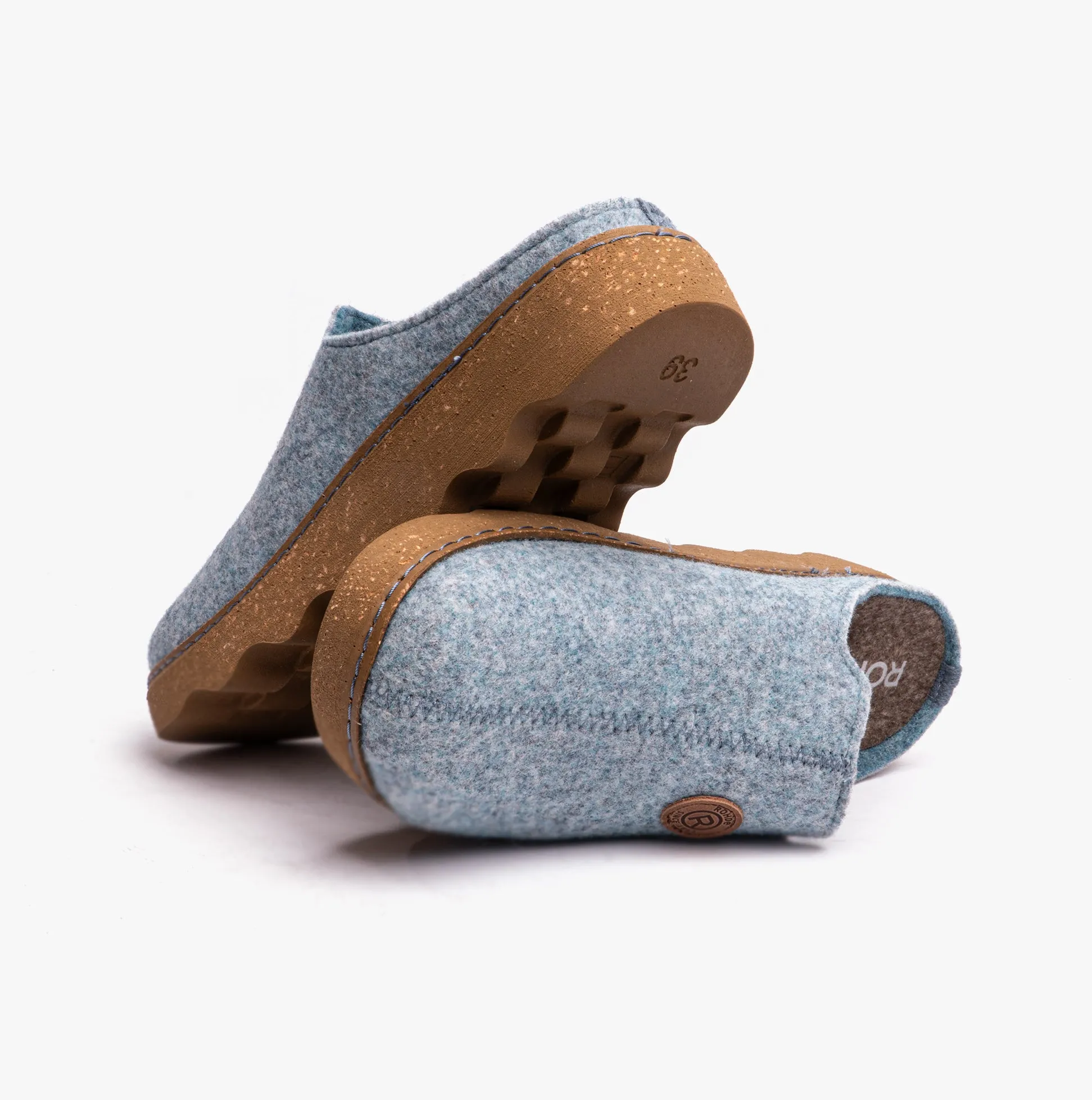 Rohde 6120-52 Womens Mule Slippers Baltic