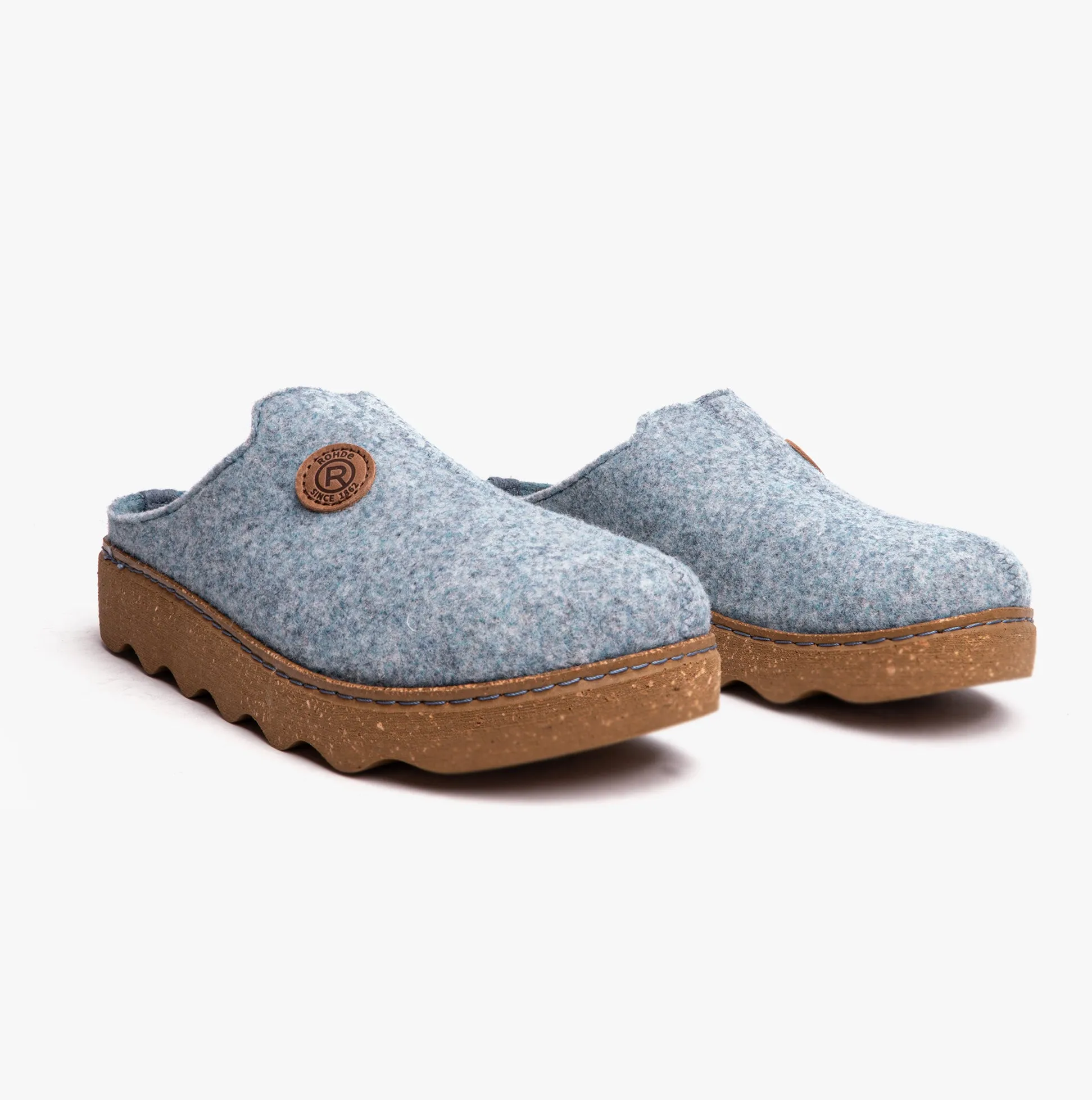 Rohde 6120-52 Womens Mule Slippers Baltic