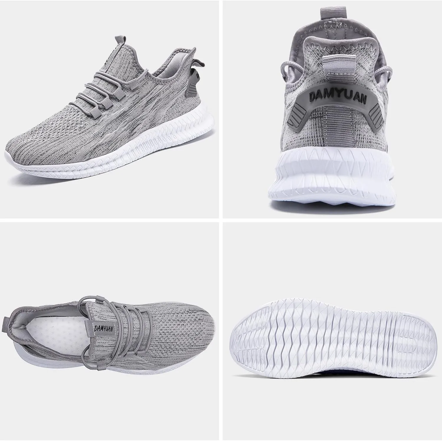 Running Shoes for Men Tennis Mens Sneakers Gym Workout Lightweight Walking Casual Athletic Slip On Shoes