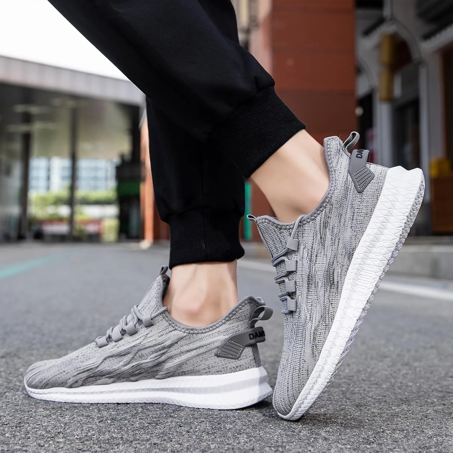 Running Shoes for Men Tennis Mens Sneakers Gym Workout Lightweight Walking Casual Athletic Slip On Shoes