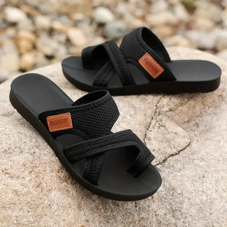 Samira | Perforated Mesh Slide Sandals