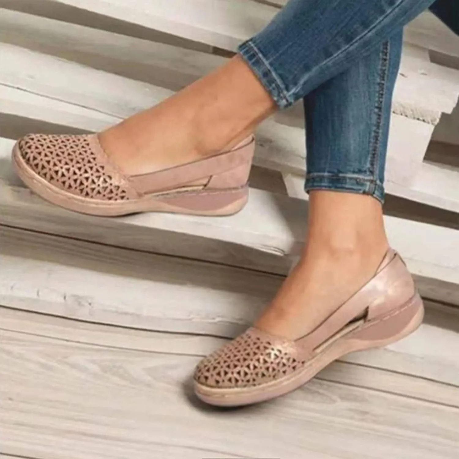 Sandals for Women Dressy Summer Espadrille Wedge with Ankle Straps Closed Toe Canvas Sandals Closed Toe Sandals 2024