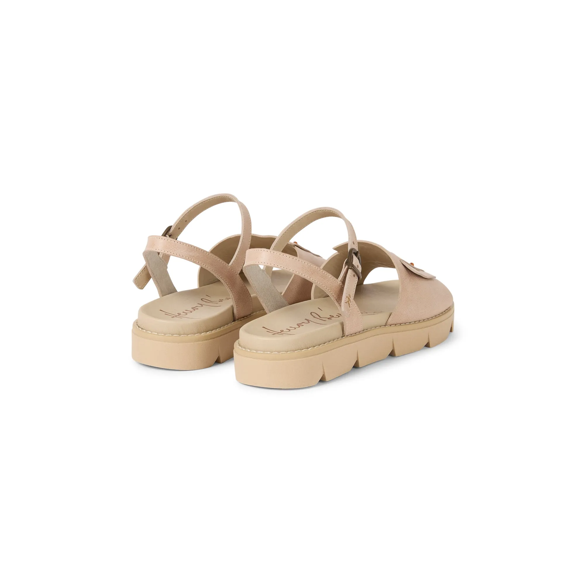 Sbiancato Buckle Strap Sandal