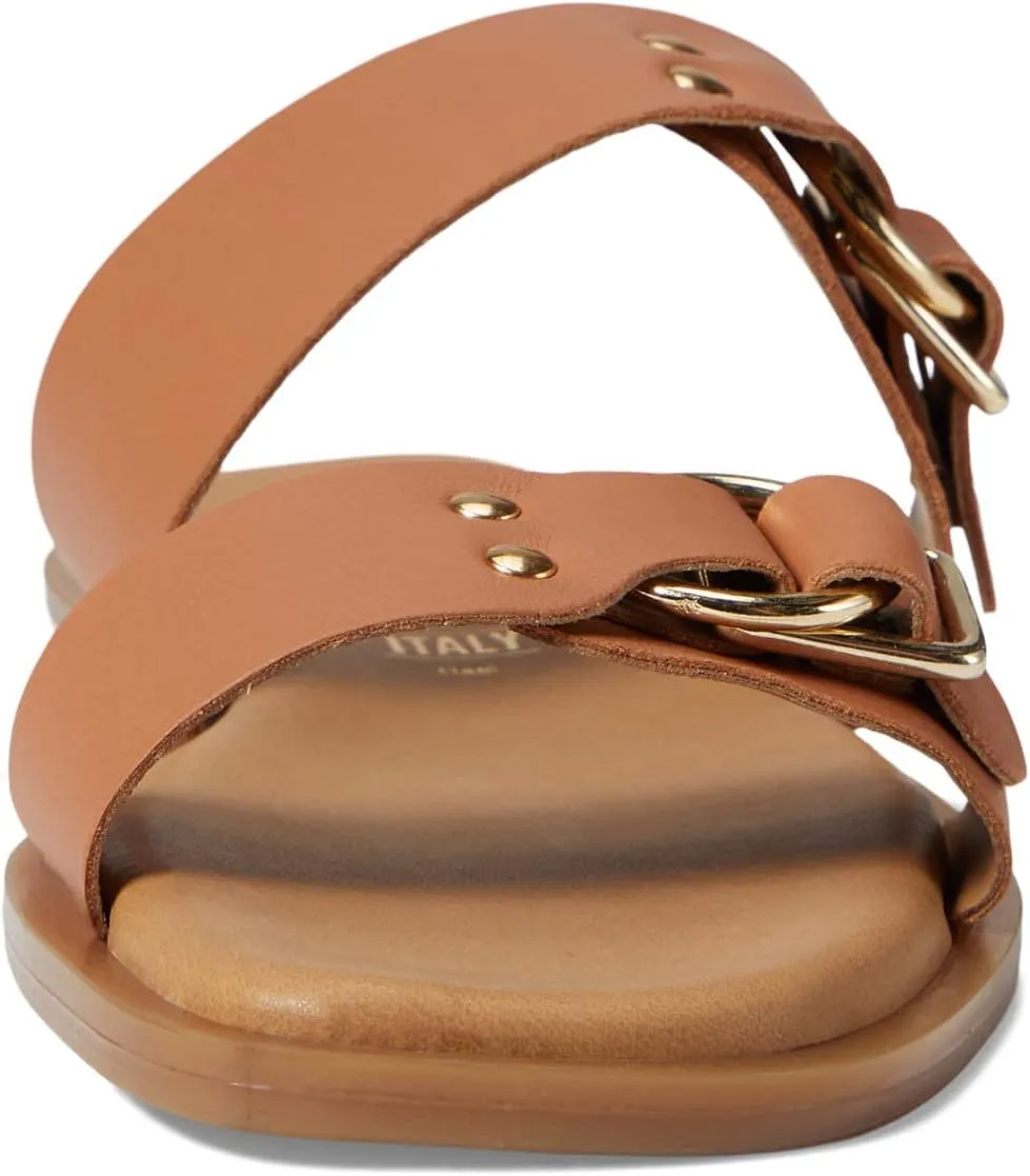 Seychelles Womens Admire Me Buckle Leather Slide Sandals