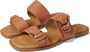 Seychelles Womens Admire Me Buckle Leather Slide Sandals