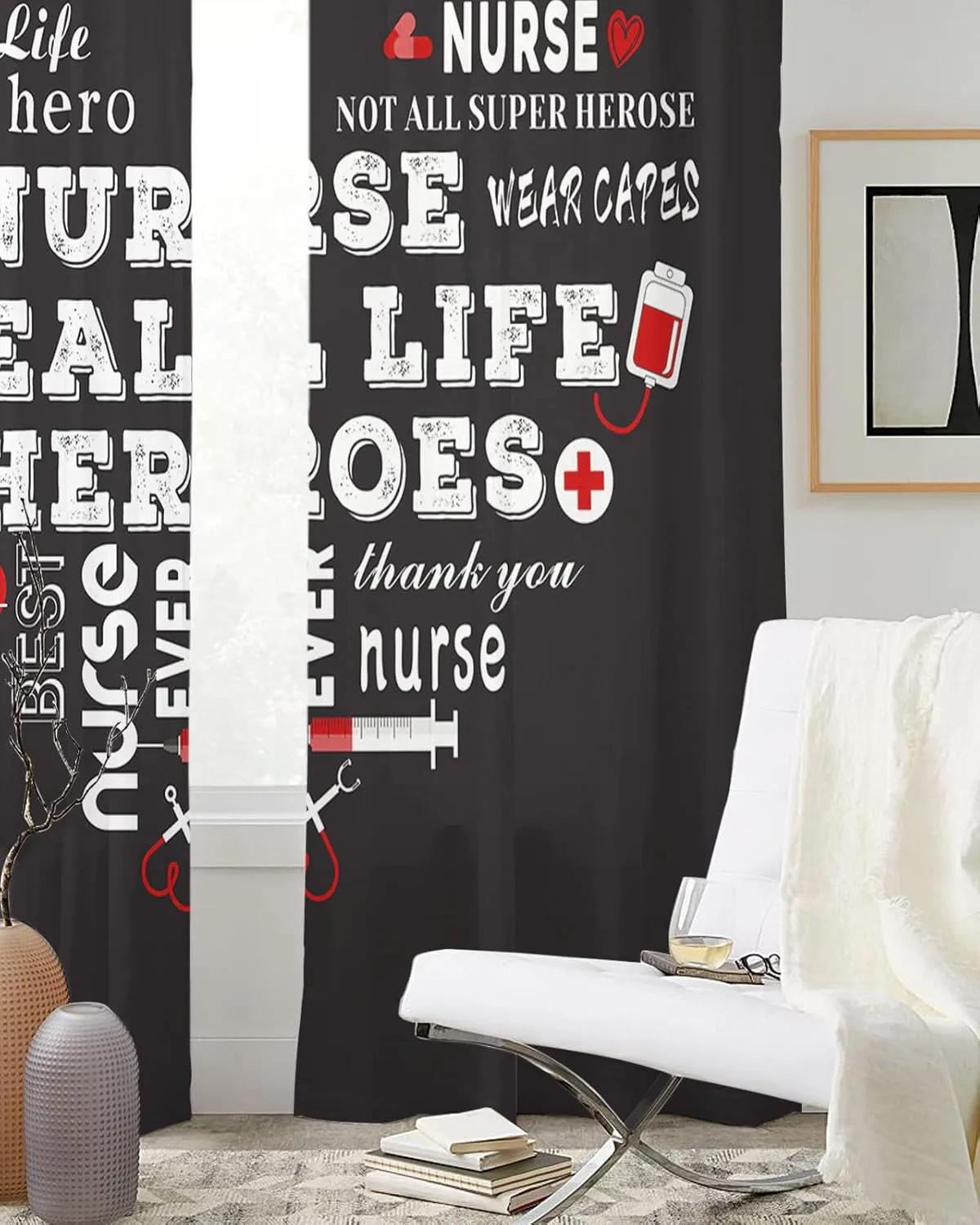 Sheer Curtains 45 inch Length for Living Room, I Love You MOM, Best Mama Ever,Truck Dwarf Love Gift Wood Texture Window Treatments Light Filter Drapes Grommet Semi Sheer Curtains for Bedroom,2 Panels