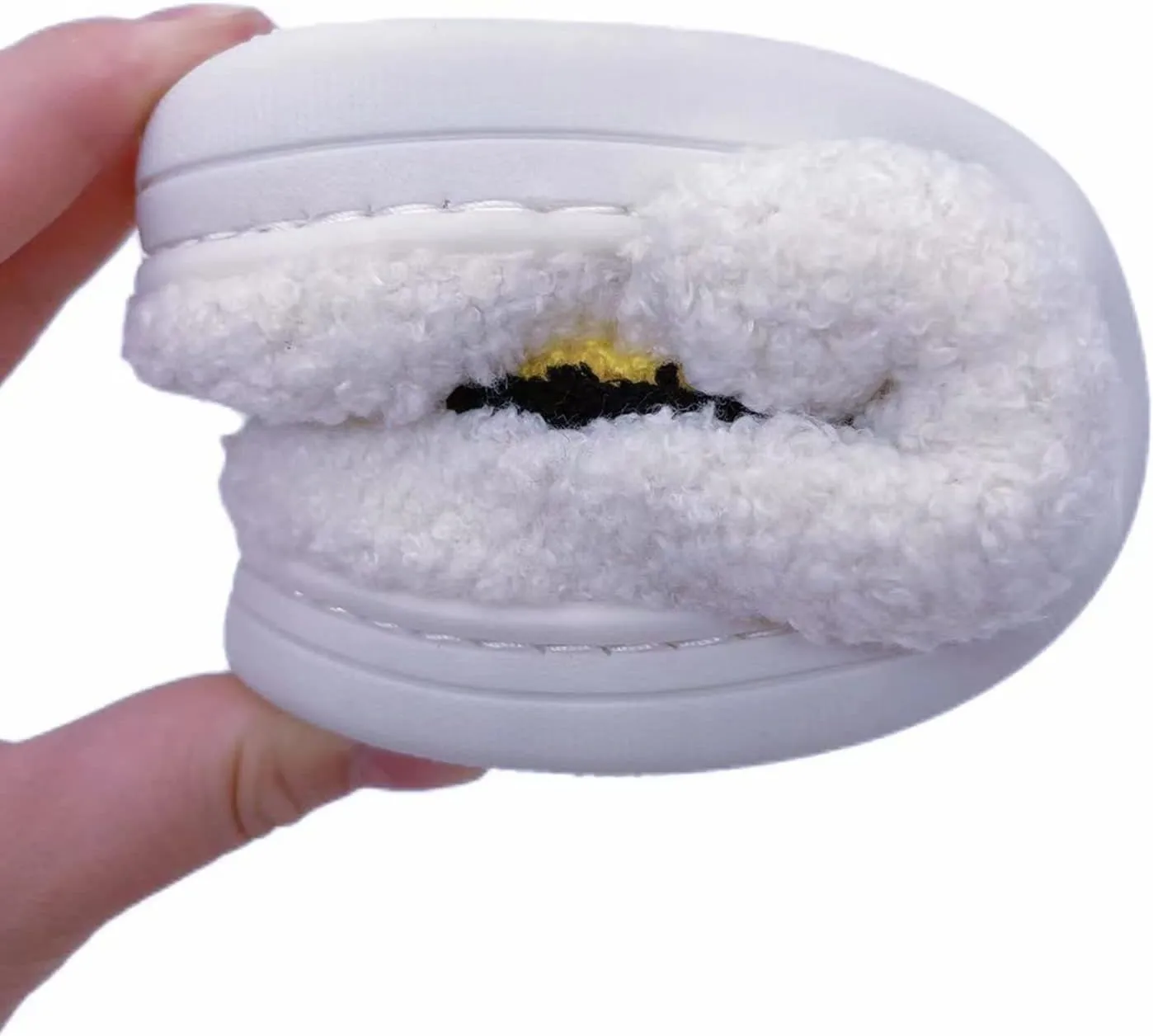 Smile Face Slippers Women Men Toddlers House Slippers for Kids Waterproof Sole Fuzzy Slide Boys Girls Slip-on Shoes for Women
