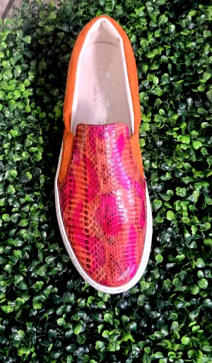 Snake skin loafer-Emilio Franco
