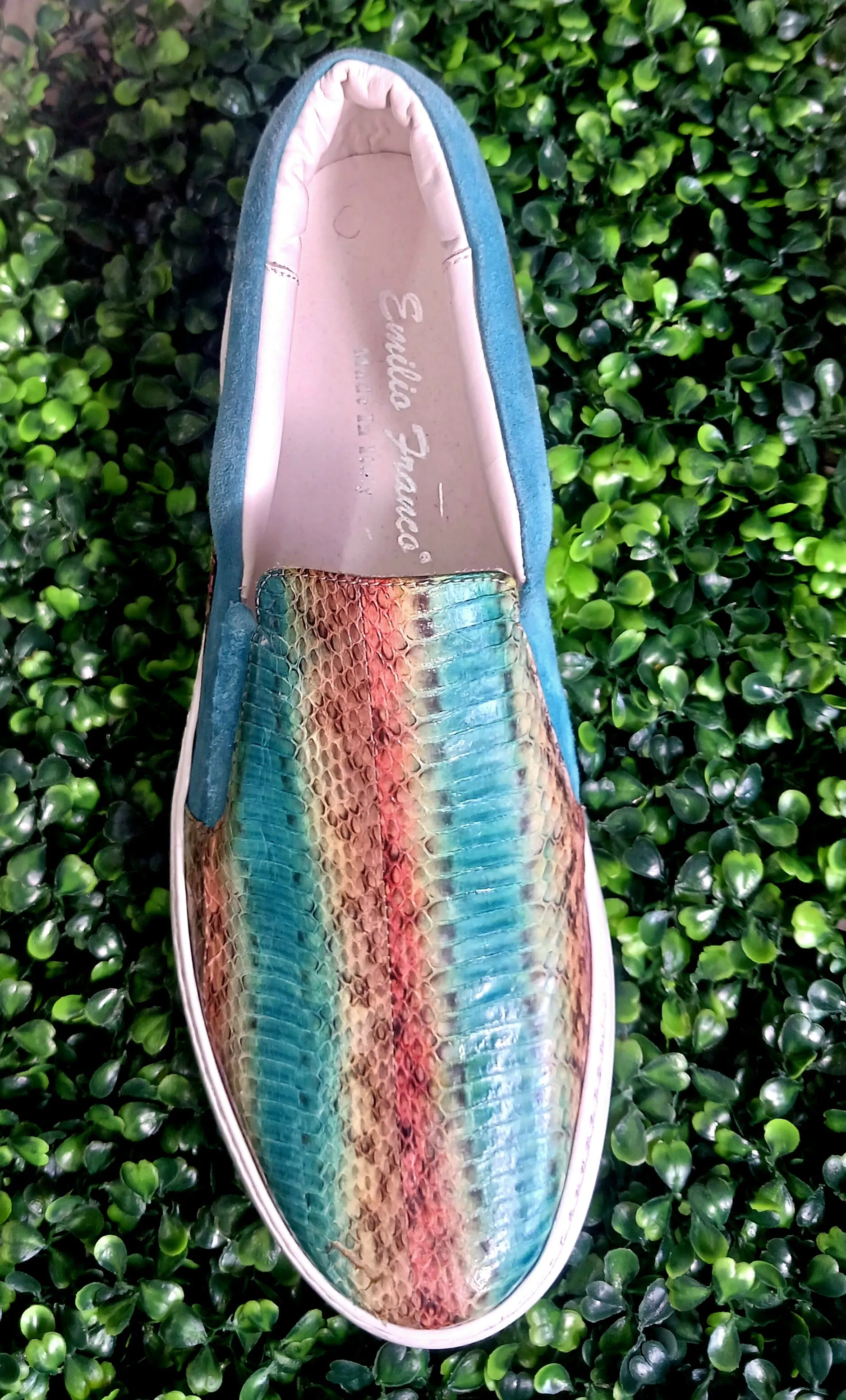 Snake skin loafer-Emilio Franco
