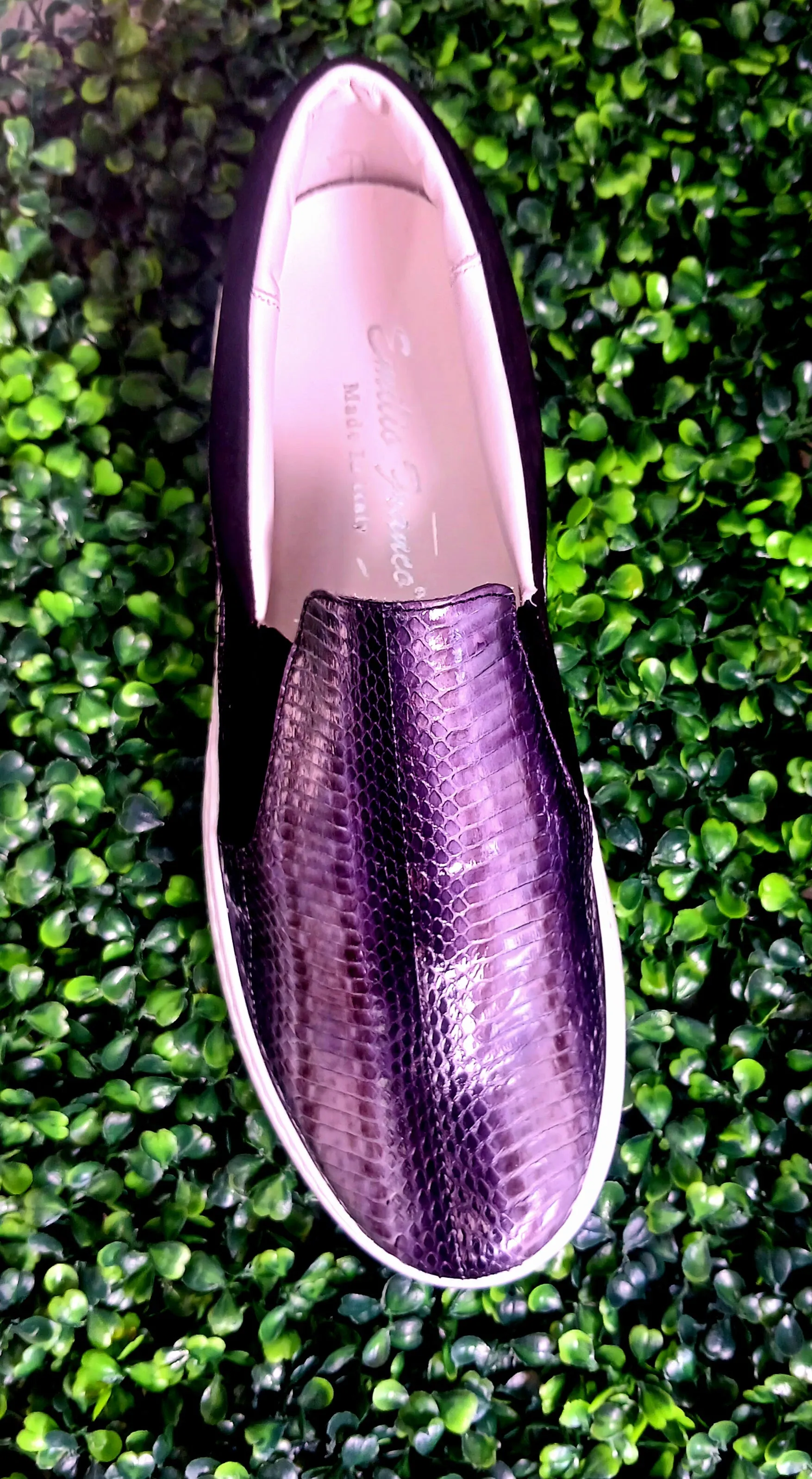 Snake skin loafer-Emilio Franco