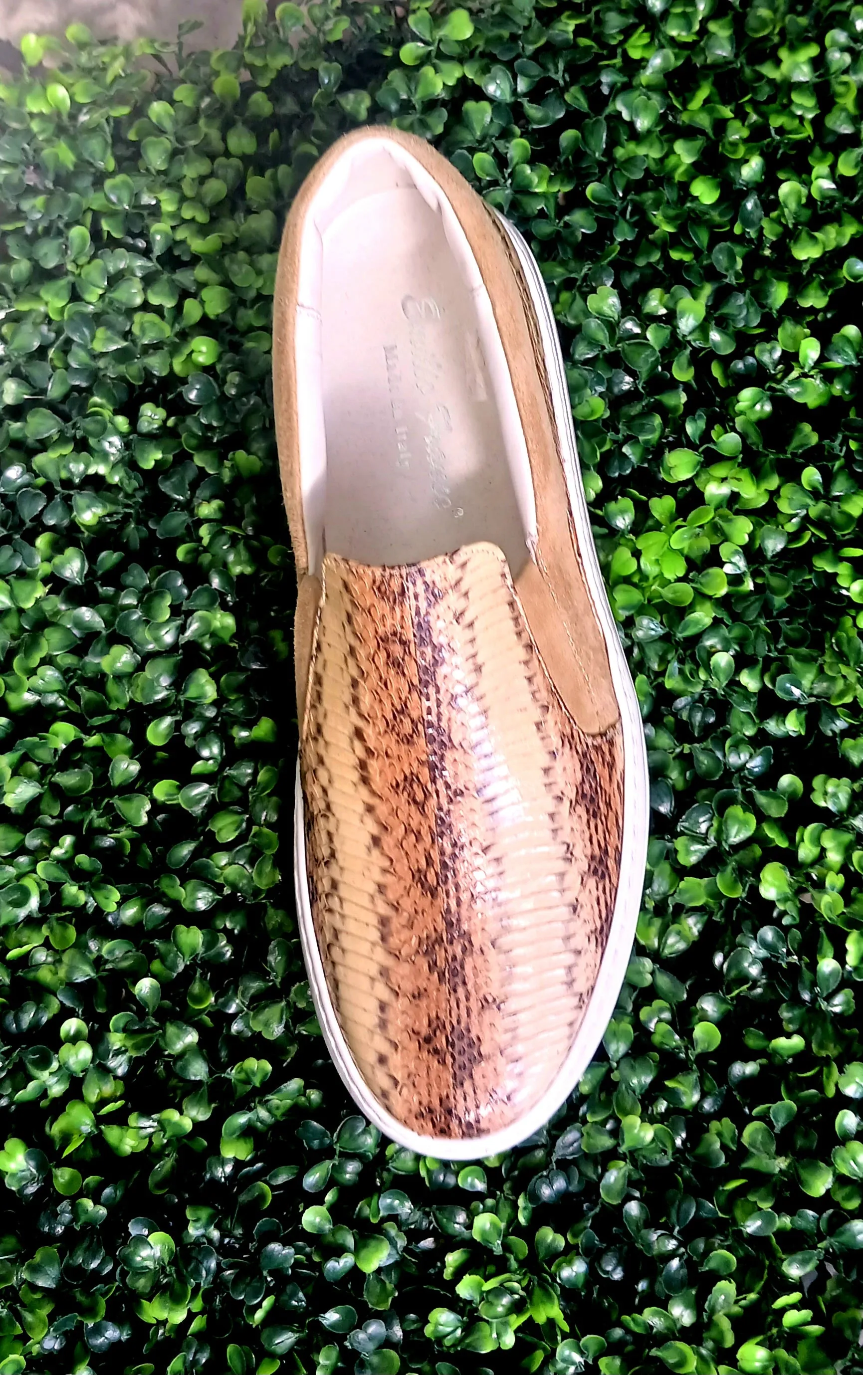 Snake skin loafer-Emilio Franco