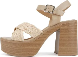 Soda “Hugo” ~ Women Open Square Toe Crisscross Band Adjustable Ankle Strap High Heel Sandal